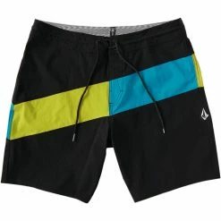 Outlet 😍 Volcom Men's Board Shorts Channel Liberator 18in Board Short Men's 🎉