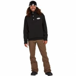 Coupon 🧨 Volcom Men's Crewneck Sweatshirts She Crew Fleece Men's 😍 -VolcomYes. Sales 2022 BLA D4 8