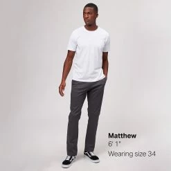 Hot Sale ❤️ Volcom Men's Khaki Pants Frickin Modern Stretch Chino Pant Men's ⌛ -VolcomYes. Sales 2022 CHHE D6