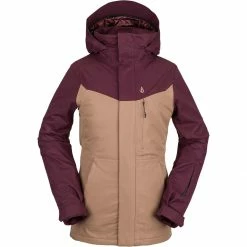 Discount 👍 Volcom Women's Ski Jackets Pine 2L TDS Jacket Women's 🎁