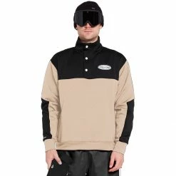 Coupon 🧨 Volcom Men's Crewneck Sweatshirts She Crew Fleece Men's 😍 -VolcomYes. Sales 2022 KHA 4