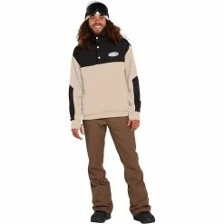 Coupon 🧨 Volcom Men's Crewneck Sweatshirts She Crew Fleece Men's 😍 -VolcomYes. Sales 2022 KHA D4 1