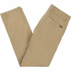 Hot Sale ❤️ Volcom Men's Khaki Pants Frickin Modern Stretch Chino Pant Men's ⌛ -VolcomYes. Sales 2022 KH D1