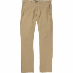 Hot Sale ❤️ Volcom Men's Khaki Pants Frickin Modern Stretch Chino Pant Men's ⌛ -VolcomYes. Sales 2022 KH D4