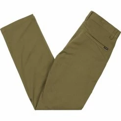 Hot Sale ❤️ Volcom Men's Khaki Pants Frickin Modern Stretch Chino Pant Men's ⌛ -VolcomYes. Sales 2022 MAROLI D1
