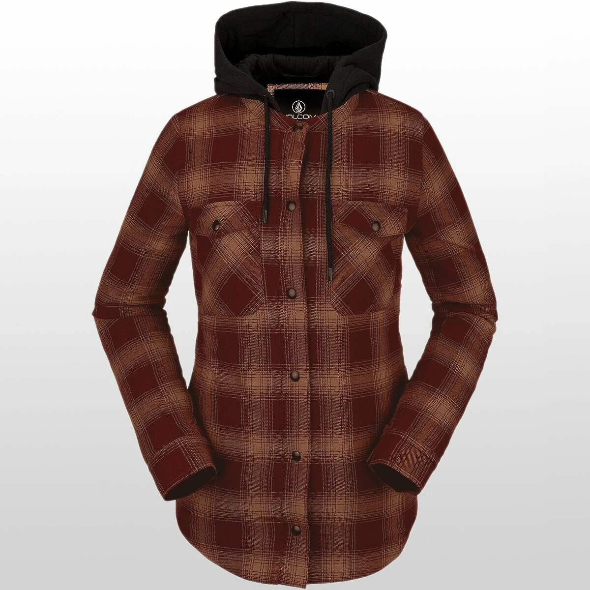 Flash Sale ๐ Volcom Women's Fleece Jackets Hooded Flannel Jacket Women's ๐ 2 Flash Sale ๐ Volcom Women's Fleece Jackets Hooded Flannel Jacket Women's ๐ - Image 2