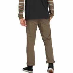 Hot Sale ❤️ Volcom Men's Khaki Pants Frickin Modern Stretch Chino Pant Men's ⌛ -VolcomYes. Sales 2022 MR D4