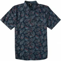 Best Sale ⭐ Volcom Men's Button-Down Short-Sleeve Shirts Sol Setter Shirt Men's 😍