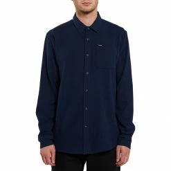 New 🛒 Volcom Men's Flannel Shirts Caden Solid Shirt Men's 🎁 -VolcomYes. Sales 2022 NAV 2