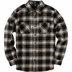 Deals 🤩 Volcom Men's Button-Down Long-Sleeve Shirts Tone Stone Shirt Men's 😍 -VolcomYes. Sales 2022 NEWBK D4