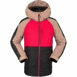 Deals 🎉 Volcom Boys' Snow Jackets Holbeck Insulated Jacket Boys' 🎁 -VolcomYes. Sales 2022 RED D2 2