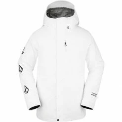 Outlet 🔔 Volcom Men's Snowboard Jackets L Gore Tex Jacket Men's 😀 -VolcomYes. Sales 2022 WHI 1